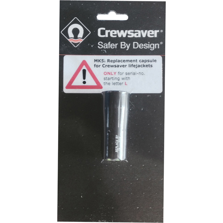 2026 Crewsaver Mk5i Erstatningskapsel Sort 10062